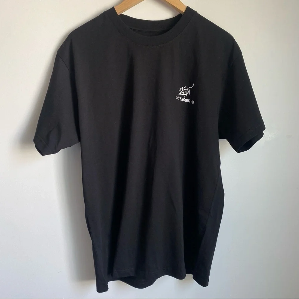 Last Resort Ab Skateboard 100% Cotton Graphic T-Shirt Tee Black M